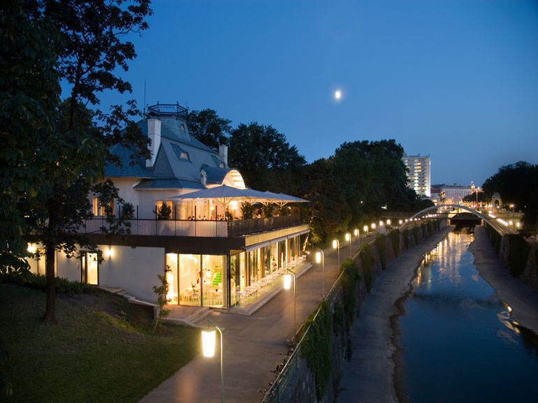 Night panorama of Steirereck © Steirereck - best restaurants in Vienna