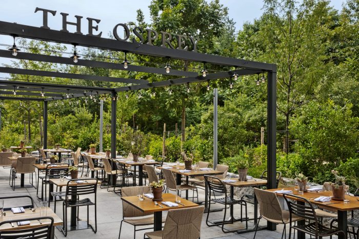 the osprey restaurant outdoor area